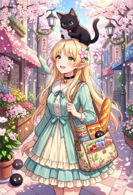 猫さんとお買い物