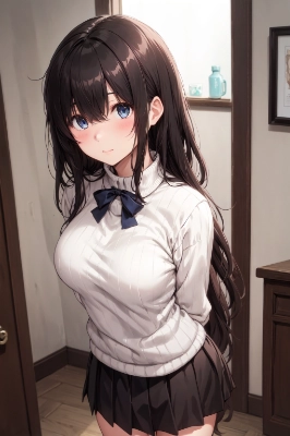 セーター女子【モデル比較】