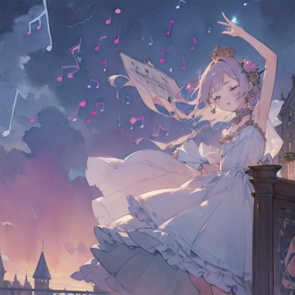 歌うプリンセス