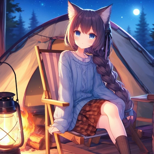 女子1人キャンプ