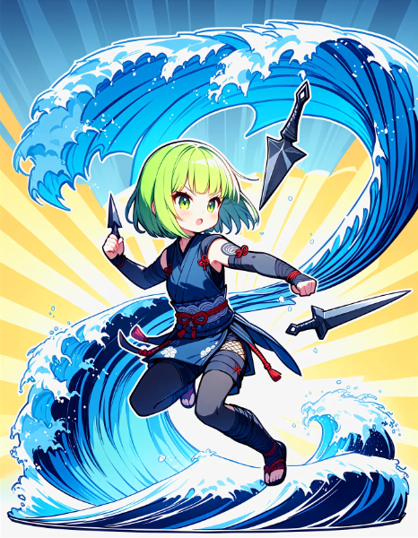 波乗りくノ一