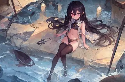 涼む