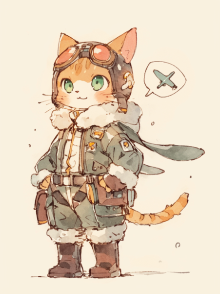 猫のパイロット