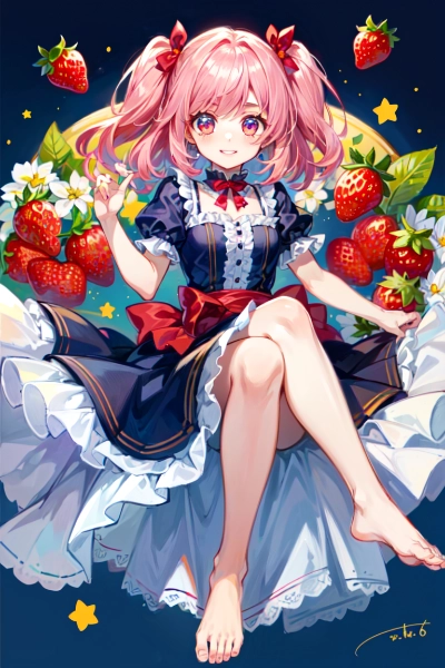 【R15】いちごとツインテール少女♥（22枚）