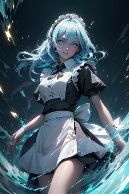 Magical traditional maid
