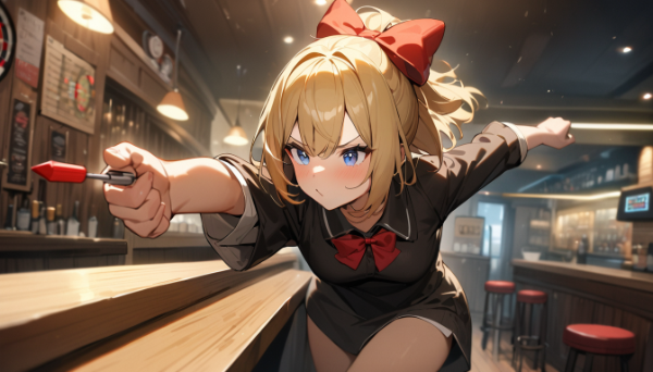 このダーツで番号を当ててやれ