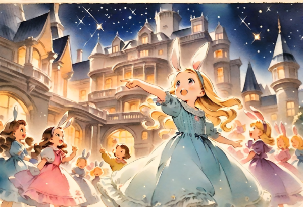 流れ星見つけた！うさうさパーティ