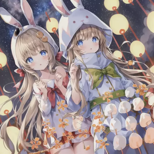 うさみみと団子