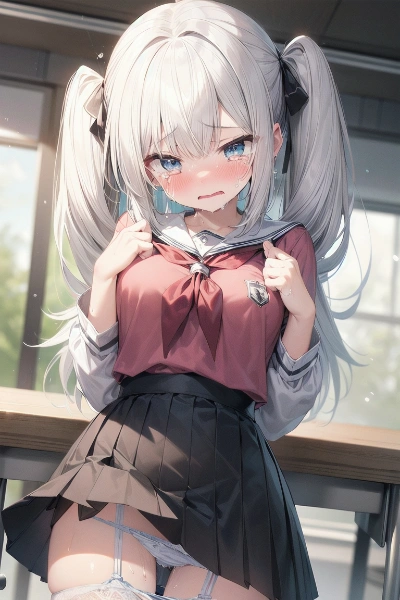 白髪少女