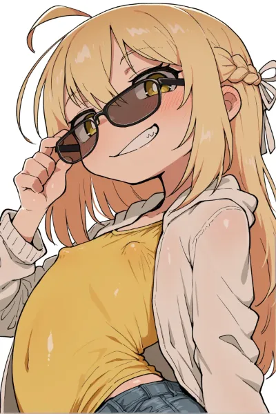 ブロンドヘアーの娘