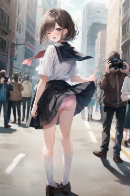 パンツは見ちゃだめって言ったのに...