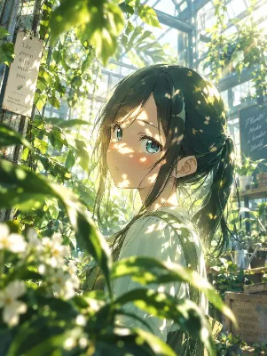 葉影にほどける、緑の時間