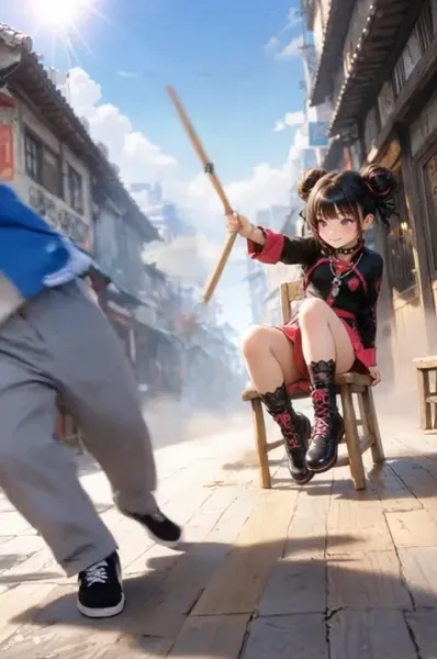 ジャッキー・チェン：小道具アクション③