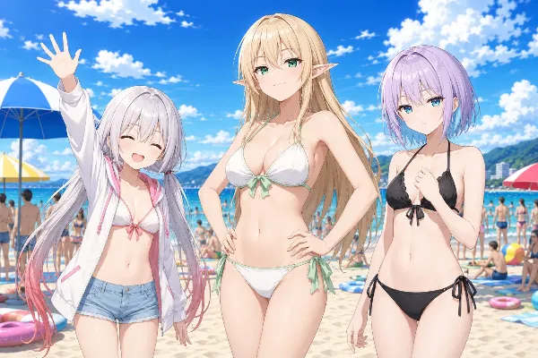 仲良しうちのこ三人衆