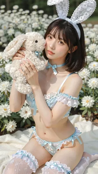 うさぎとうさぎ🐇💛