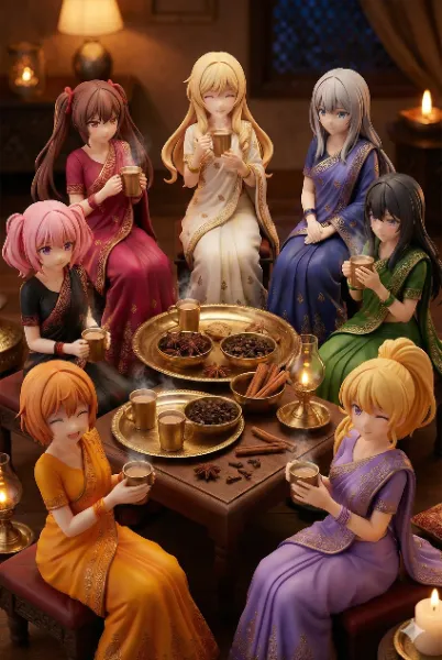 インドのお茶会？（おま好きガールズ×チャイ）