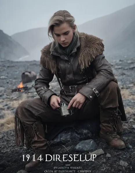 1914年、荒野の孤独な休息