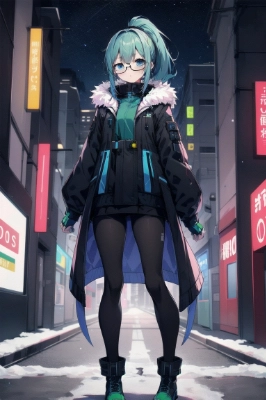 メガネちゃん サイバーパンクな世界へ