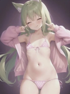 マイクロビキニのリトルガール