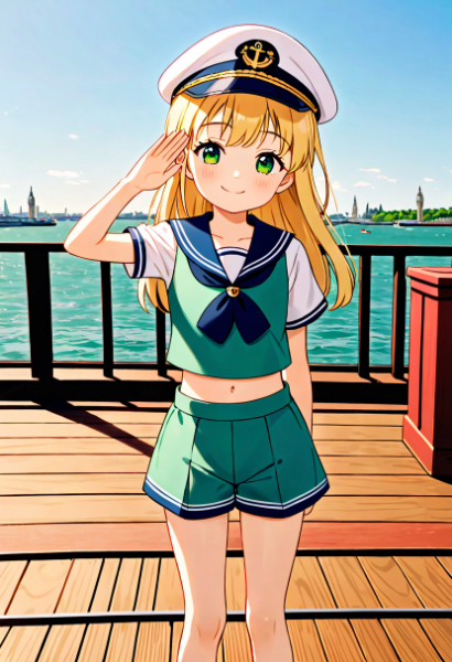 1000年に一度の逸材海軍将校少女