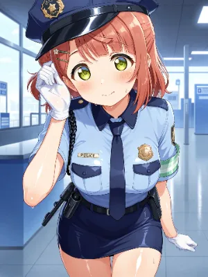 虹ヶ咲学園　スクールアイドル同好会　警察コス