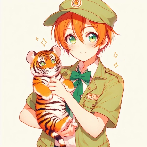 トラの飼育員さん