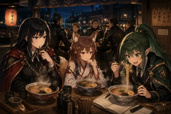 夜更けの麺と、小さな相談