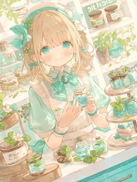 緑の薬草屋の優しい魔法。