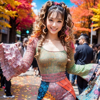 NAD+依存性DNAリガーゼ ちゃん ： こうそフレンズ はたらくこうそ 酵素フレンズ with Stable Diffusion