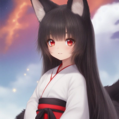 狐耳巫女