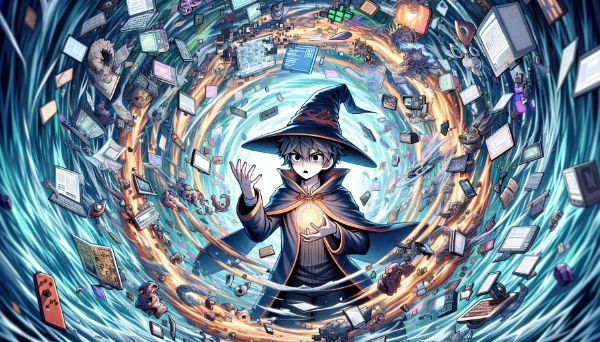 ゲームのバグ魔法を創造する魔法使い