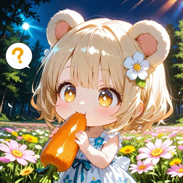 クマさんと人参