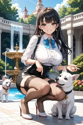 犬と触れ合うワンショット　PART4
