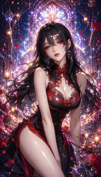 魔法の宮殿に咲く黒薔薇の淑女