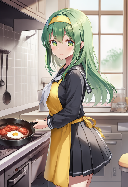 緑髪少女の秘密の朝食レシピ