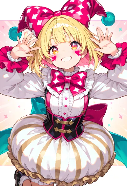 「久しぶり～☆道化師ちゃんだよ♪」