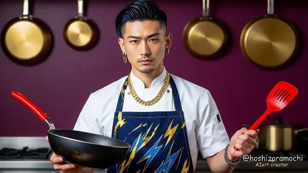漆黒とゴールドが織りなすストリート料理の求道者🔥