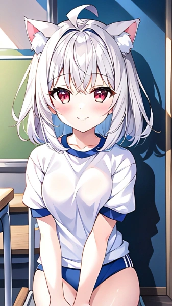 ネコミミ x 体操服