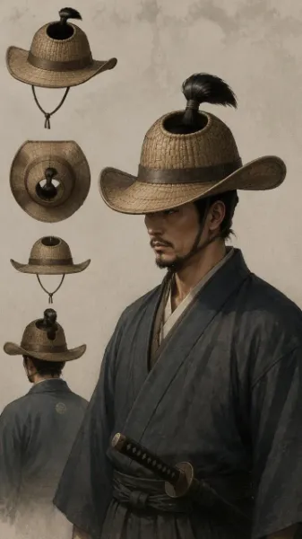 武士の為の麦わら帽子