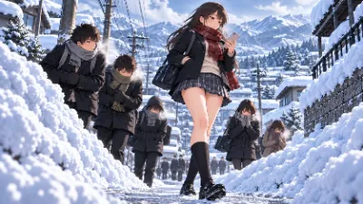 現代の雪女