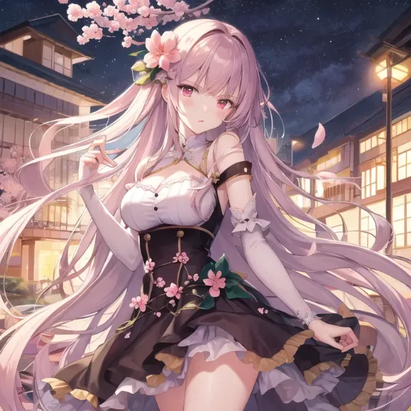 夜桜