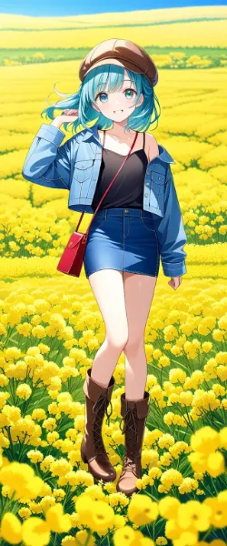 常磐アクア（お題：菜の花）