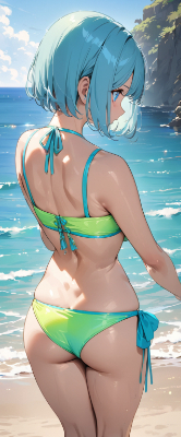 早朝の海