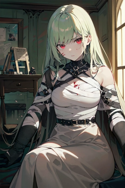 療養中の冒険者とその相手