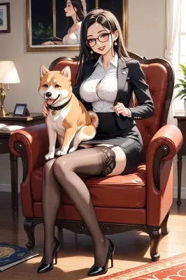 犬と触れ合うワンショット　PART7
