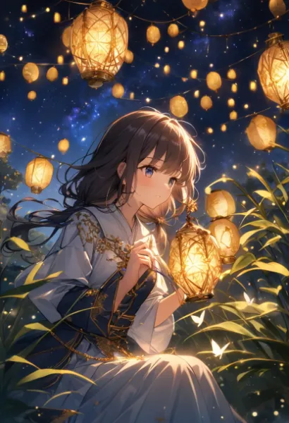 星降る夜に灯す少女の願い