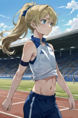 男の娘、運動会