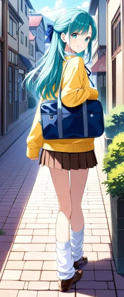 常磐アクア（お題：髪飾り）