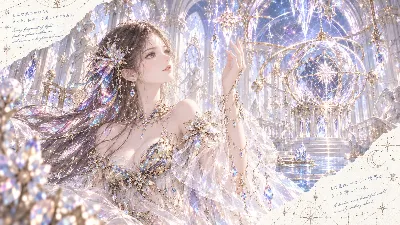 星の宮殿で光を紡ぐ乙女