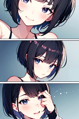 大人っぽい少女